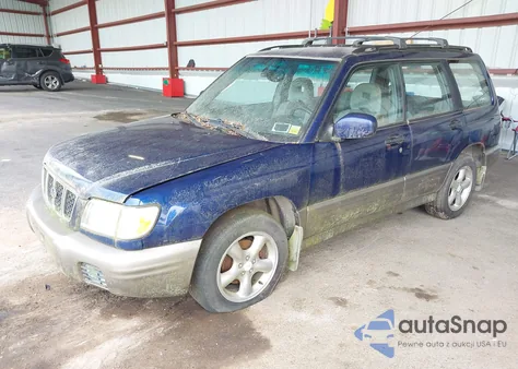 2002 Subaru Forester S from USA, damaged, VIN JF1SF65512H714793
